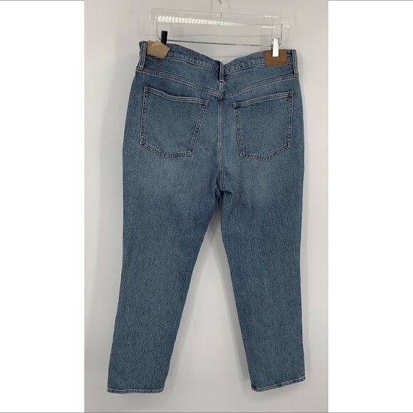 Madewell Perfect Vintage Jean high rise ankle tapered leg mom denim new 32 - Picture 4 of 6